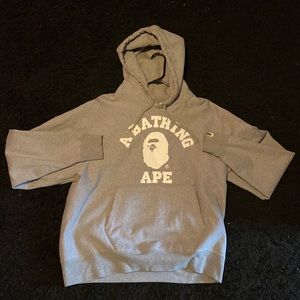 Grey Bape hoodie
